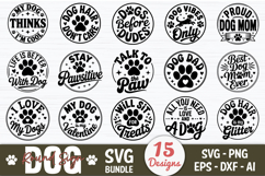 Dog Mega SVG Bundle, Funny Dog Quotes SVG Designs Product Image 6