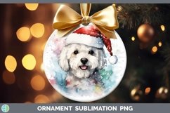 GorgeousDog Santa Hat Ornament design.