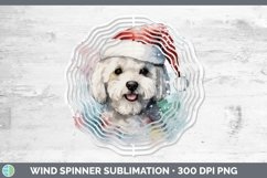 GorgeousDog Santa Hat Wind Spinner design.