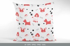 Dog Seamless Pattern SVG File Product Image 1