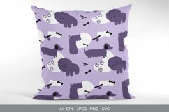 Dog Seamless Pattern SVG File Product Image 1