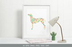 Dog Shape with Colorful Dots SVG Product Image 1
