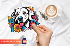 Dog Sticker, Dog Cartoon Sticker, Animal Sticker Product Image 1