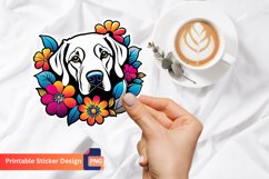 Dog Sticker, Dog Cartoon Sticker, Animal Sticker Product Image 1