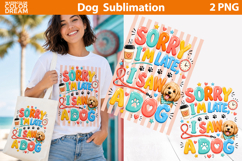 Funny Dog Stripes Background Bundle | Dog Quotes Sublimation Product Image 9