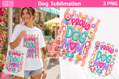 Funny Dog Stripes Background Bundle | Dog Quotes Sublimation Product Image 4