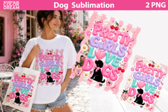 Pretty Girls Love Dogs | Dog Lover Sublimation Product Image 1
