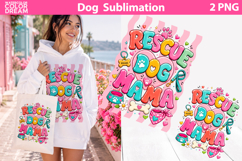 Funny Dog Stripes Background Bundle | Dog Quotes Sublimation Product Image 14