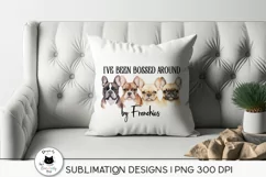 pillow with french bulldogs