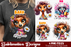 Cute Sarcastic duckling , dog sublimation clipart. T-shirt Product Image 1