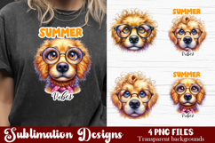 Cute Sarcastic dog sublimation clipart. T-shirt Product Image 1