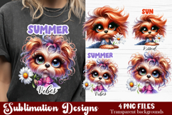 Cute Sarcastic dog sublimation clipart. T-shirt Product Image 1