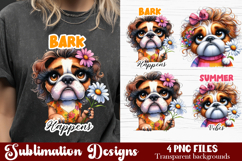 Cute Sarcastic dog sublimation clipart. T-shirt Product Image 1