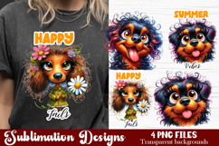 Cute Sarcastic duckling , dog sublimation clipart. T-shirt Product Image 1