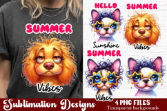 Cute Sarcastic duckling , dog sublimation clipart. T-shirt Product Image 1
