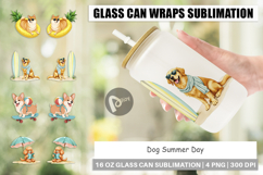 Glass Can Summer Dog Day Product Image 1