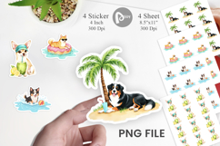 Summer Dog Day Sticker Product Image 1