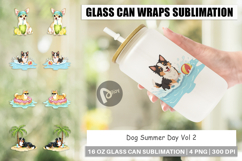 Glass Can Summer Dog Day Product Image 1