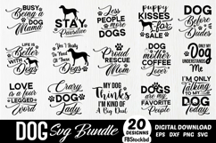 Dog Svg Bundle, Dog cut file, Dog Mom Svg, Dog Lover Svg Product Image 1