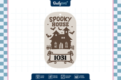 Haunted House Halloween Keychain SVG Product Image 3