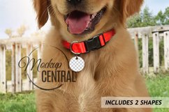 Pet Dog ID Tag Mockup Collar, Round Tag and Bone Shape Product Image 1