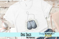 Military Dog Tags Sublimation PNG Product Image 1