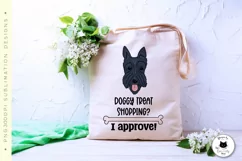 tote bag with scottish terrier design