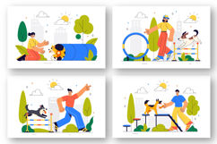 10 Dog Training Playground Illustration Product Image 3