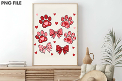 Dog Valentine Coquette Png Product Image 3