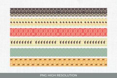 Dog Vintage Seamless Stripe Product Image 1