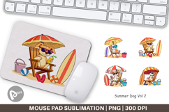 Mouse Pad Summer Dog Product Image 1