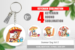 Keychain Summer Dog Product Image 1