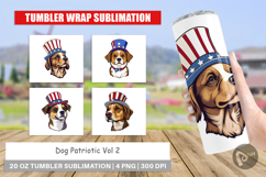 Tumbler Dog Patriotic Product Image 1