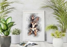 Dog Watercolor Painting Product Image 7