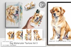 Digital Paper Dog Watercolor Texture Product Image 1