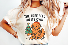 Funny Sarcastic Christmas Illustration, Sublimation PNG. Product Image 3