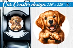Car Coaster | Dog Car coaster Product Image 1