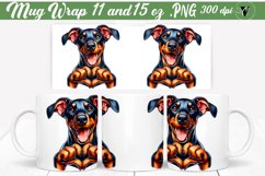Mug wrap | Dog Mug | Doberman Product Image 1