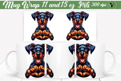 Mug wrap | Dog Mug | Doberman Product Image 1