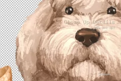 Cute dog with presents | PNG Sublimation design Product Image 3
