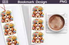Dog Bookmark | Cocker Spaniel Bookmark Printable Product Image 1
