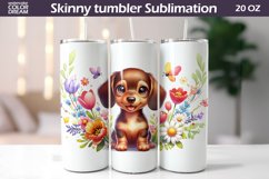 Dog Tumbler Sublimation | Dachshund Tumbler Product Image 1