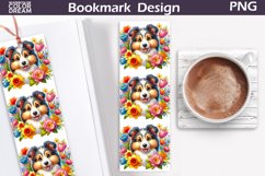 Dog Bookmark | Collie Bookmark Printable Product Image 1