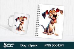 Funny dog clipart bundle design | Dog sublimation design Product Image 4