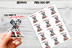 Funny dog stickers printable | Printable dog book stickers Product Image 1