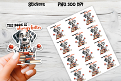 Funny dog stickers printable | Printable dog book stickers Product Image 1