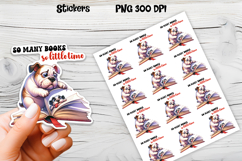 Funny dog stickers printable | Printable dog book stickers Product Image 1