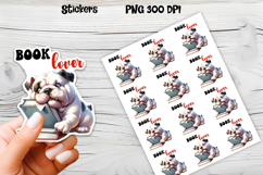 Funny dog stickers printable | Printable dog book stickers Product Image 1