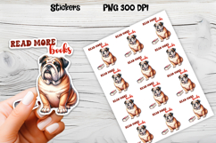 Funny dog stickers printable | Printable dog book stickers Product Image 1