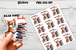 Funny dog stickers printable | Printable dog book stickers Product Image 1